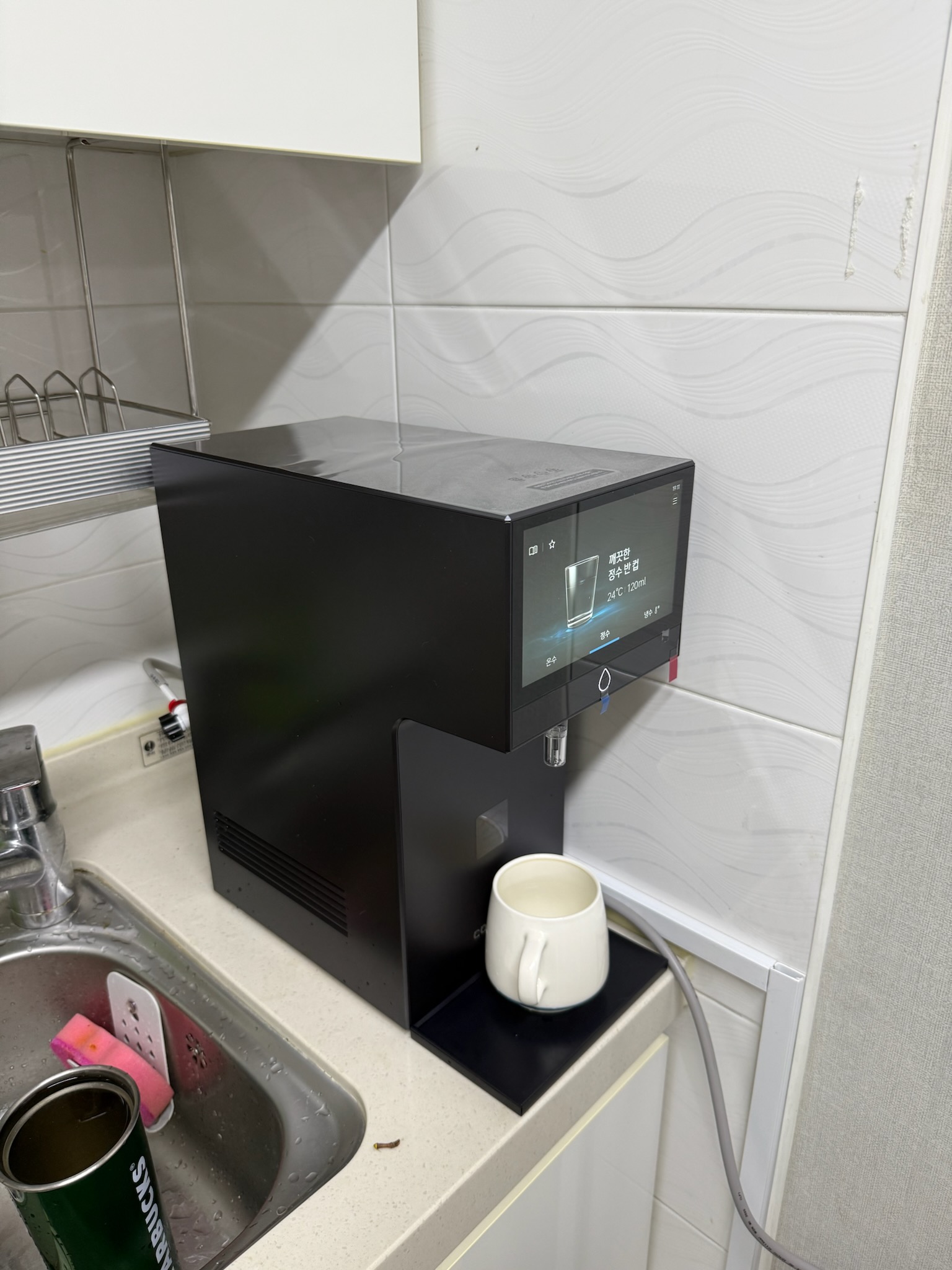 세종 연기면 정수기렌탈 실제 설치사진 3
