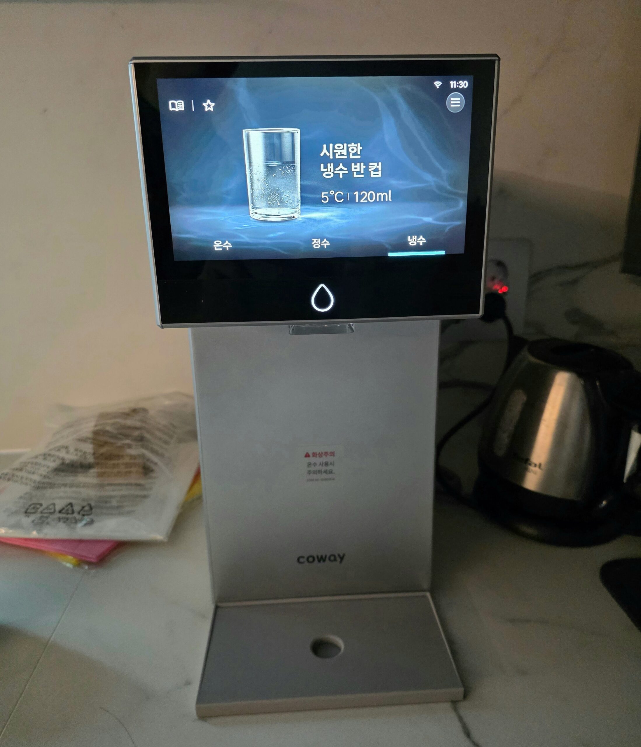 경기 군포시 군포1동 정수기렌탈 실제 설치사진 1